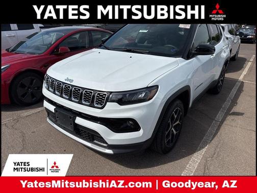 Bright White Clearcoat 2025 Jeep Compass Limited