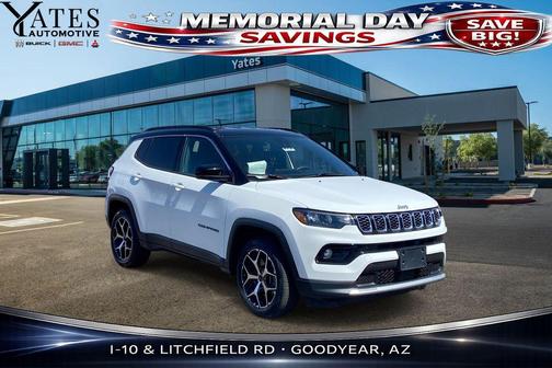 Bright White Clearcoat 2025 Jeep Compass Limited