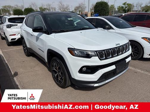 Bright White Clearcoat 2025 Jeep Compass Limited
