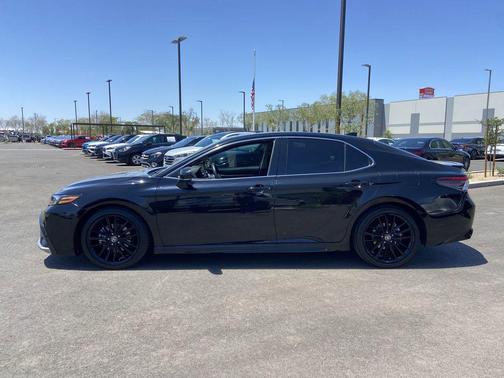 Midnight Black Metallic 2024 Toyota Camry XSE