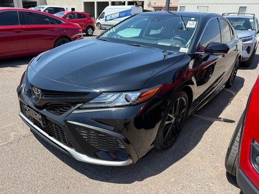 Midnight Black Metallic 2024 Toyota Camry XSE