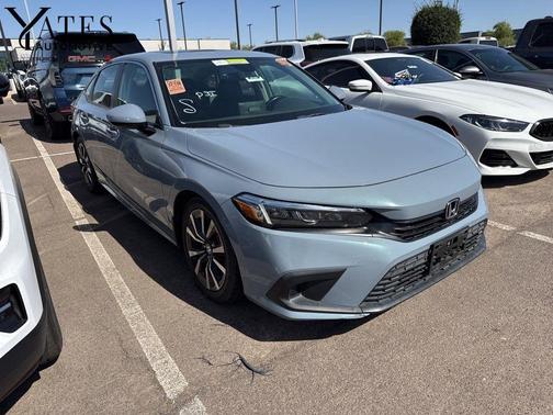 Morning Mist Metallic 2023 Honda Civic EX