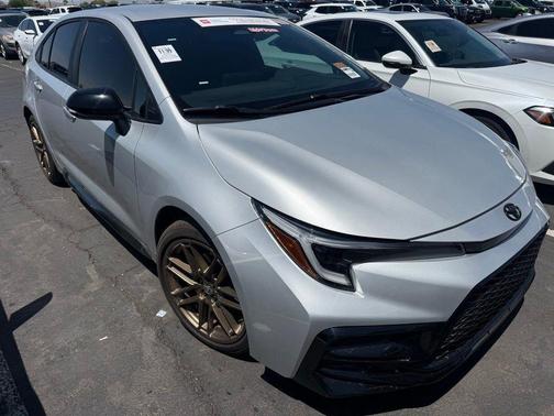 Classic Silver Metallic 2024 Toyota Corolla Nightshade Edition