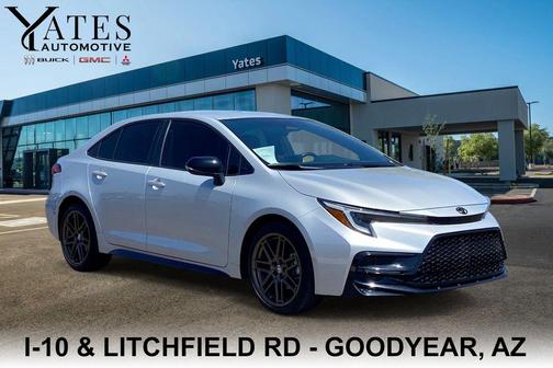 Classic Silver Metallic 2024 Toyota Corolla Nightshade Edition