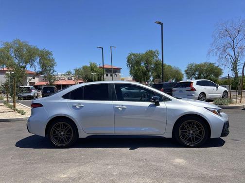 Classic Silver Metallic 2024 Toyota Corolla Nightshade Edition