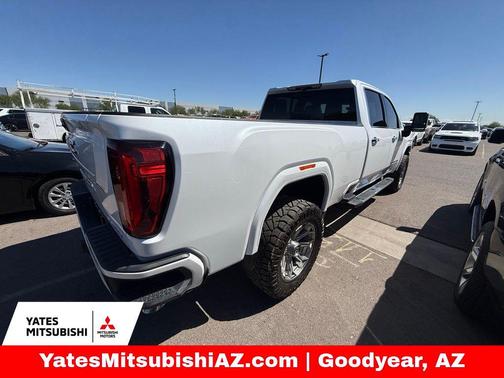 White Frost Tricoat 2020 GMC Sierra 3500 Denali