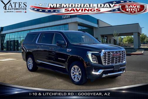 Onyx Black 2025 GMC Yukon XL Denali