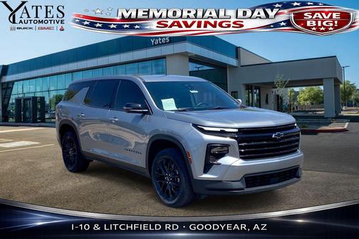 Sterling Gray Metallic 2024 Chevrolet Traverse LS