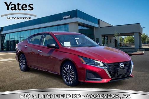 Scarlet Ember 2025 Nissan Altima 2.5 SV
