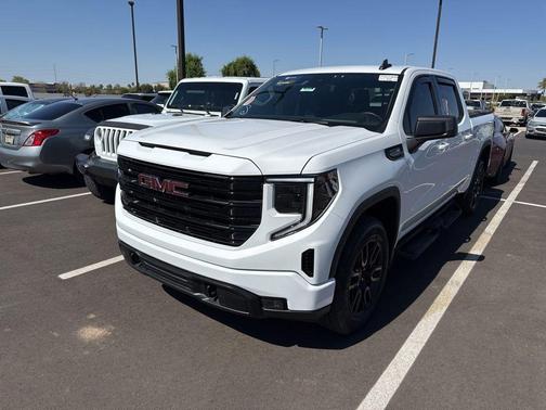 Summit White 2025 GMC Sierra 1500 Elevation