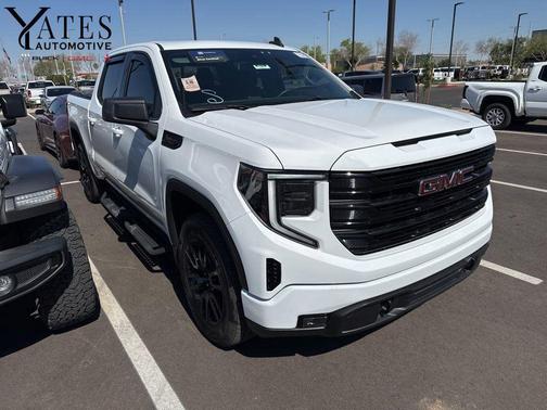 Summit White 2025 GMC Sierra 1500 Elevation