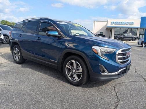Blue Emerald Metallic 2020 GMC Terrain SLT