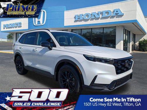 Platinum White Pearl 2026 Honda CR-V Hybrid Sport-L FWD