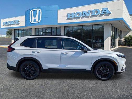 Platinum White Pearl 2026 Honda CR-V Hybrid Sport-L FWD