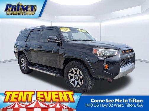 Midnight Black Metallic 2017 Toyota 4Runner SR5 Premium