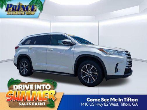 Blizzard Pearl 2017 Toyota Highlander XLE
