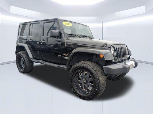 Black Clearcoat 2015 Jeep Wrangler Unlimited Sahara