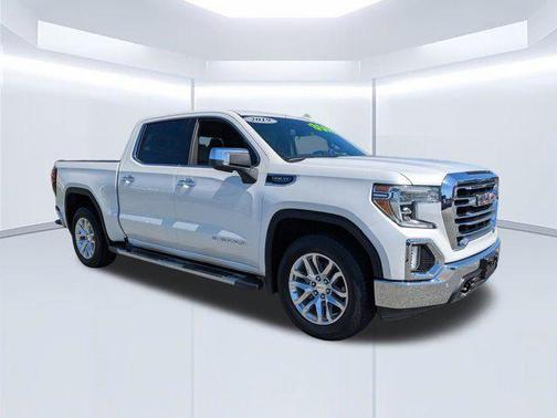 White Frost Tricoat 2019 GMC Sierra 1500 SLT