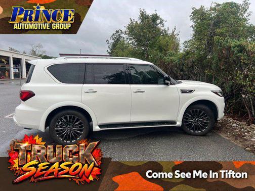 Moonstone White 2023 INFINITI QX80 PREMIUM SELECT