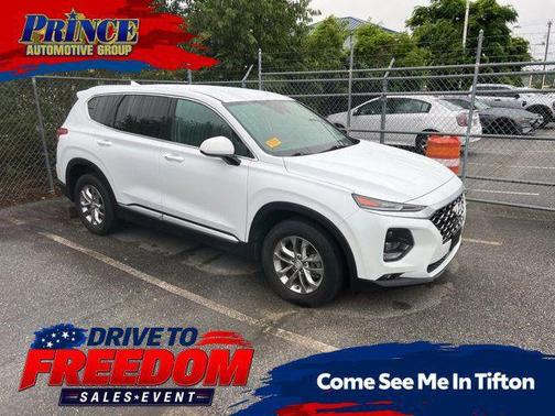 Quartz White 2020 Hyundai SANTA FE SEL 2.4