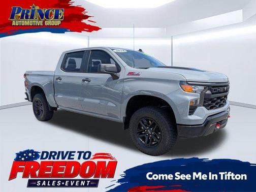 Slate Gray Metallic 2024 Chevrolet Silverado 1500 Custom Trail Boss