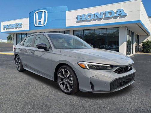 Urban Gray Pearl 2026 Honda Civic Hybrid Sport Touring