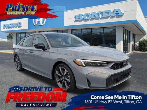 Urban Gray Pearl 2026 Honda Civic Hybrid Sport Touring