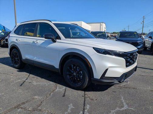 Platinum White Pearl 2026 Honda CR-V Hybrid Sport FWD
