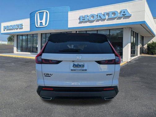 Platinum White Pearl 2026 Honda CR-V Hybrid Sport FWD