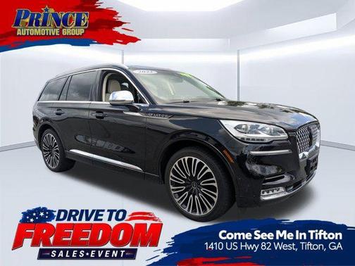 Infinite Black Metallic Clearcoat 2022 Lincoln Aviator Black Label AWD
