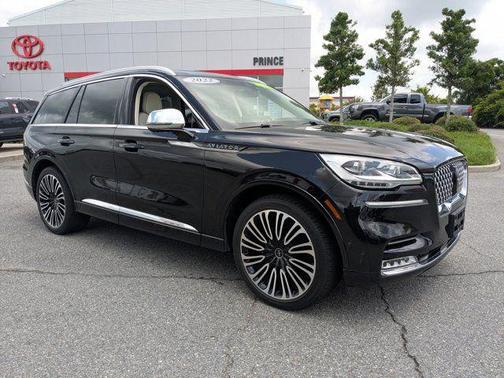 Infinite Black Metallic Clearcoat 2022 Lincoln Aviator Black Label AWD