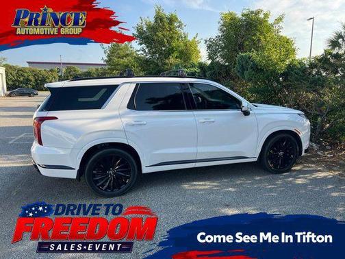Hyper White 2025 Hyundai PALISADE Calligraphy Night Edition