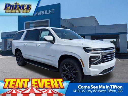 Summit White 2026 Chevrolet Suburban LT