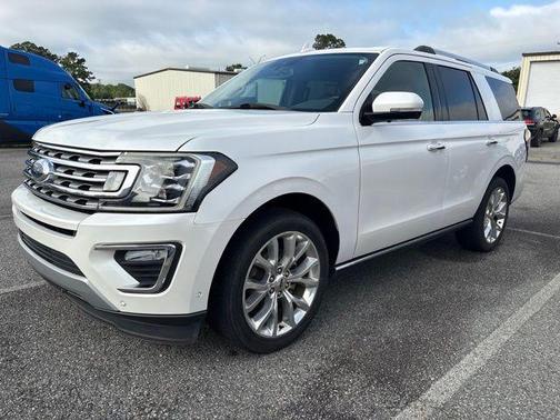 White Platinum Metallic Tri-Coat 2019 Ford Expedition Limited
