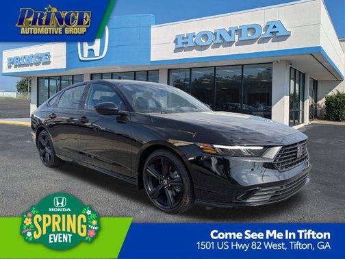 Crystal Black Pearl 2026 Honda Accord Hybrid Sport-L