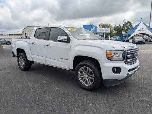 Summit White 2020 GMC Canyon SLT