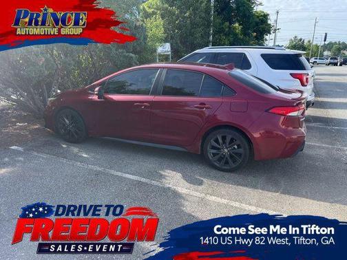 Ruby Flare Pearl 2023 Toyota Corolla SE