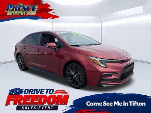 Ruby Flare Pearl 2023 Toyota Corolla SE