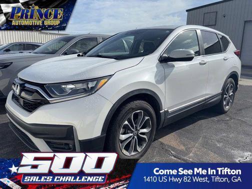 Platinum White Pearl 2022 Honda CR-V 2WD EX-L