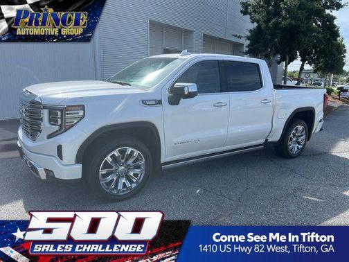 White Frost Tricoat 2025 GMC Sierra 1500 Denali