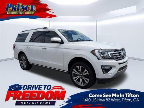 Star White Metallic Tri-Coat 2021 Ford Expedition Max Limited