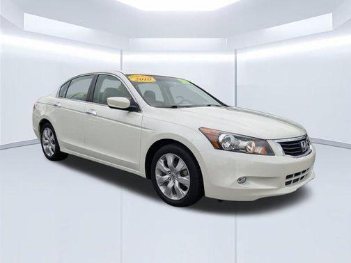 White Diamond Pearl 2010 Honda Accord EX-L