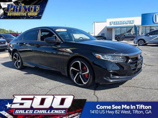 Crystal Black Pearl 2022 Honda Accord Sport 1.5T