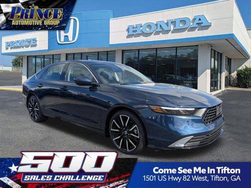 Canyon River Blue Metallic 2026 Honda Accord Hybrid Touring