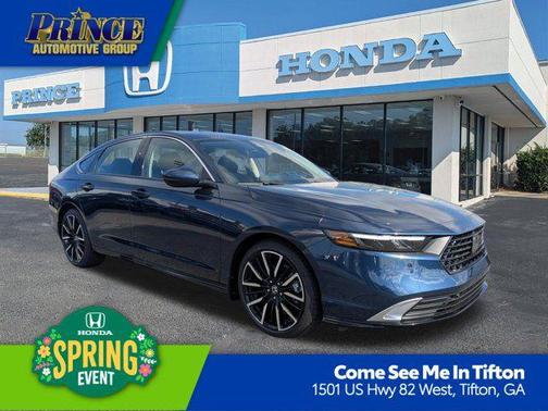 Canyon River Blue Metallic 2026 Honda Accord Hybrid Touring