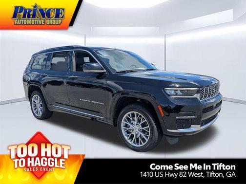 Diamond Black Crystal Pearlcoat 2022 Jeep Grand Cherokee L Summit