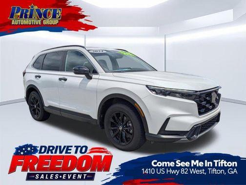 Platinum White Pearl 2024 Honda CR-V Hybrid Sport AWD
