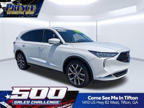 Platinum White Pearl 2022 Acura MDX Technology Package