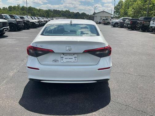 Platinum White Pearl 2022 Honda Civic LX