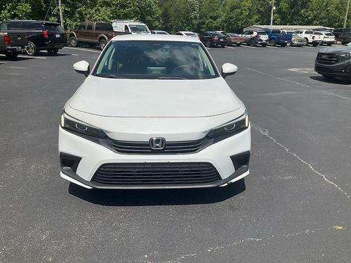 Platinum White Pearl 2022 Honda Civic LX
